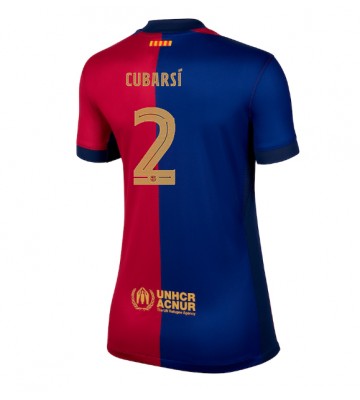 Barcelona Pau Cubarsi #2 Primera Equipación Mujer 2024-25 Manga Corta